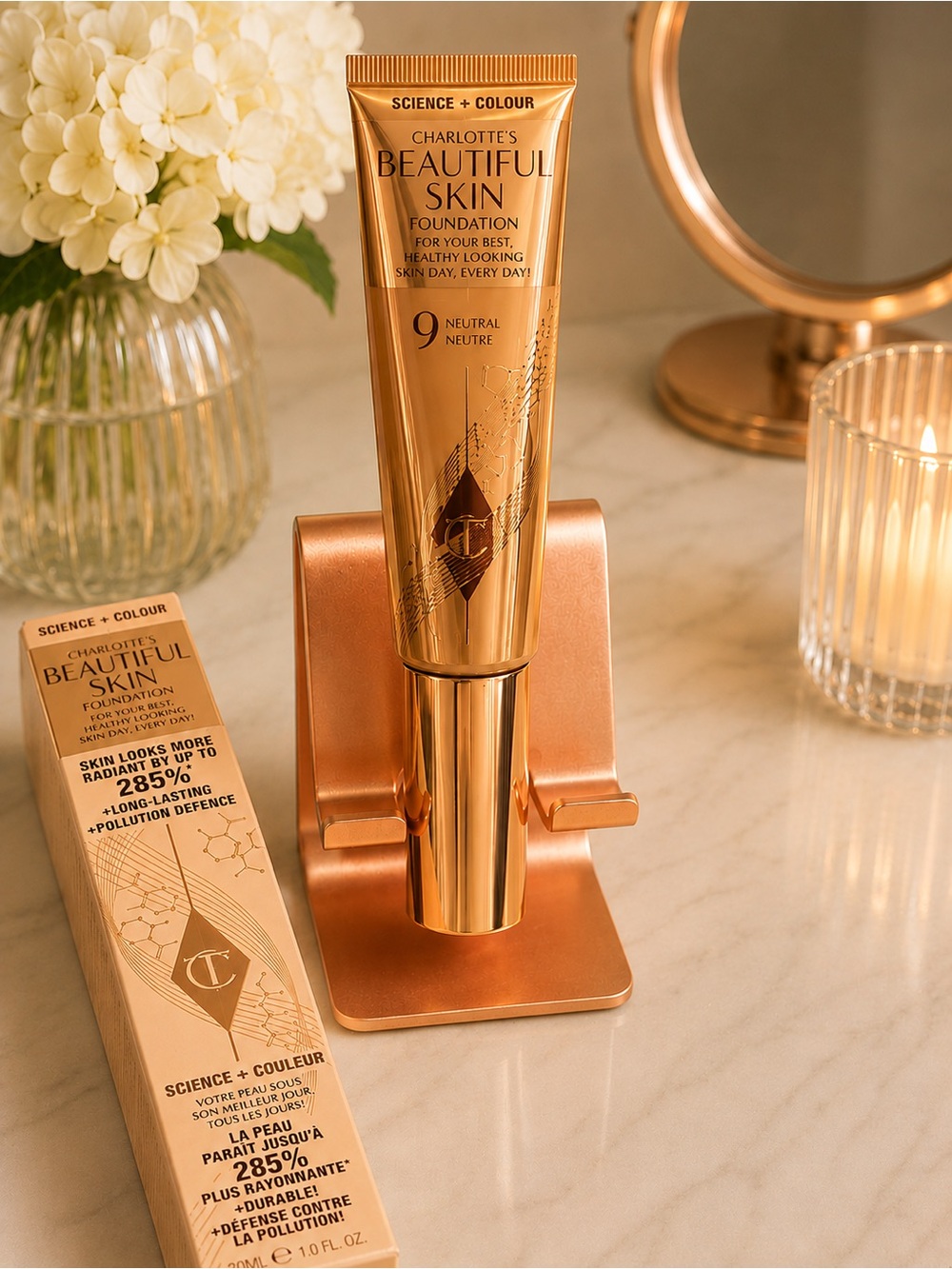 ✨ Charlotte Tilbury Beautiful Skin Foundation – Shade 9 Neutral | Brand New ✨